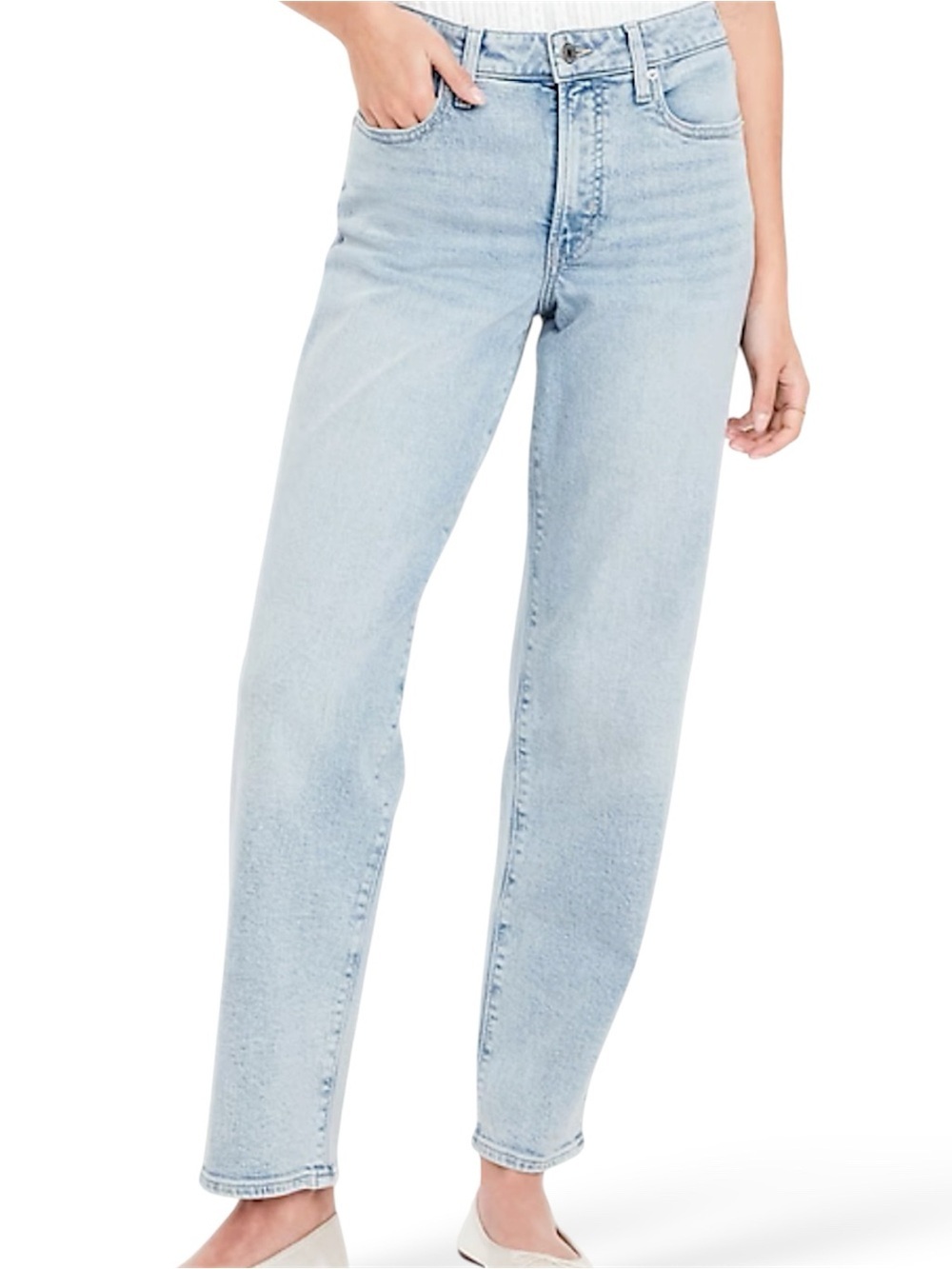Old Navy High-Waisted OG Loose Jeans Light Wash Women’s 16 Petite